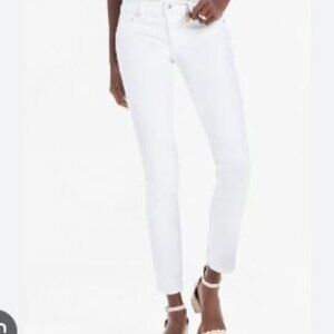 Lucky Brand Jeans of Los Angeles  "Ava" White Ankle- mid-rise, size 8/29